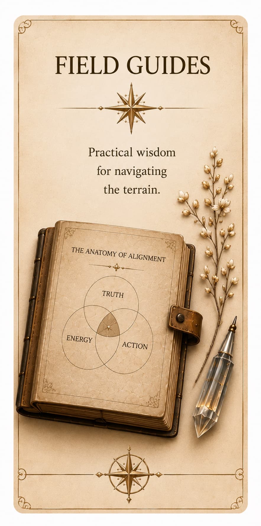 Field Guides — Practical wisdom for navigating the terrain.